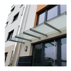 Glas-Haustürvordach