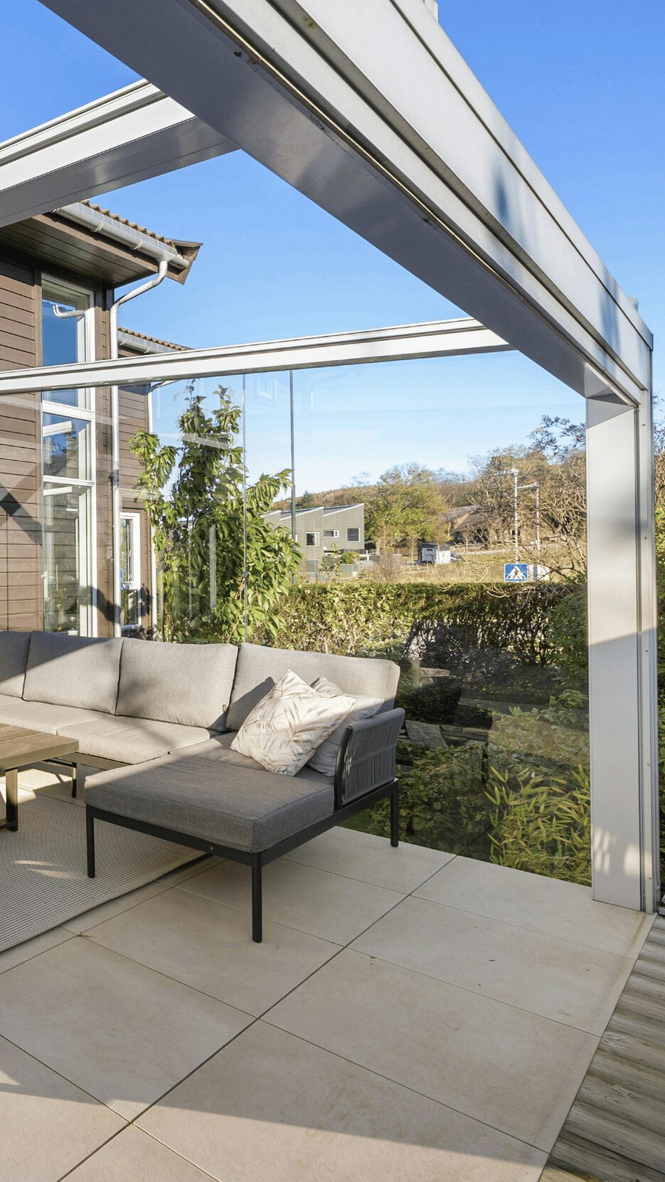 Terrassenüberdach offen